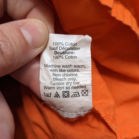 J. Crew Orange Sleeveless Blouse - Picture 8 of 9